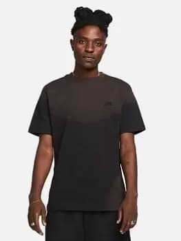 Nike Nsw Essential + T-Shirt - Black/Brown, Black, Size L, Women