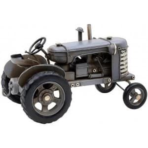 Grey Vintage Tractor Ornament