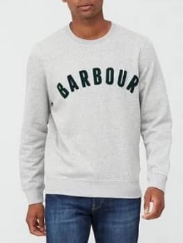 Barbour Prep Logo Crew Neck Sweatshirt - Grey Marl