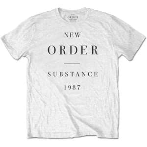 New Order - Substance Mens Large T-Shirt - White