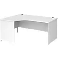 Dams International Left Hand Ergonomic Desk MP16ELWH 1,600 x 1,200 x 725 mm