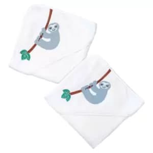 East Coast Nursery 2 Pack Cuddle Robes Tropical Friends