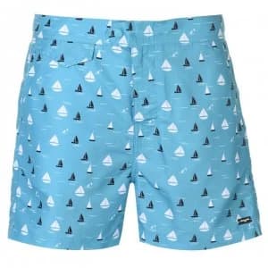 Pierre Cardin Mix Swim Shorts Mens - Teal Boats