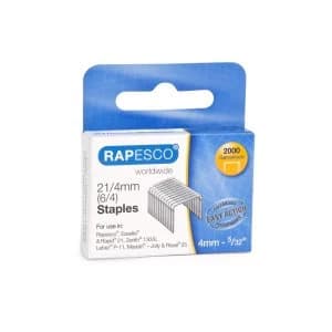 Rapesco 21/4mm Galvanised Staples Box of 2000