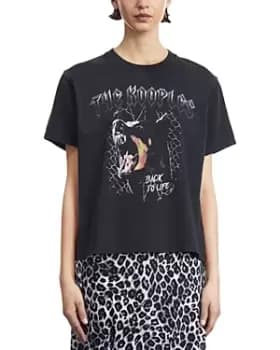 The Kooples Washed Screen Print Tee