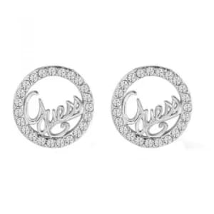 Ladies Guess Guess Authentics Silver Earrings