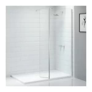 Merlyn - Ionic Wet Room Swivel Return Panel 300mm Wide - 8mm Glass
