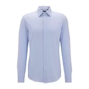 Boss Hank Dot Shirt - Blue