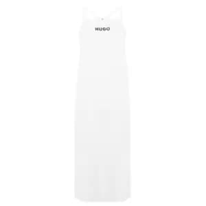 Hugo Pure Terry Dress - White