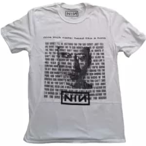 Nine Inch Nails - Head Like A Hole Unisex XX-Large T-Shirt - White