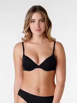 Wonderbra Wonderbra T Shirt Bra - Black, Size 34, Women