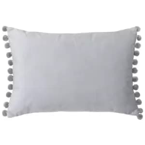 Fiesta Velvet Cushion Dove/Silver, Dove/Silver / 35 x 50cm / Cover Only