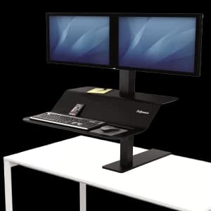 Fellowes Lotus VE Sit Stand Workstation Dual 8082001