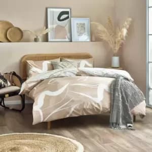 Furn Sinarama Abstract Duvet Cover Set (King) (Natural)