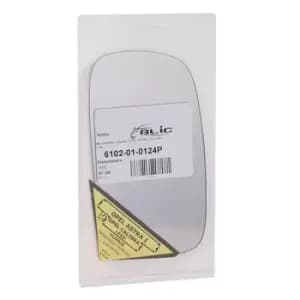 BLIC Wing Mirror Glass Left 6102-01-0124P Side Mirror Glass,Mirror Glass OPEL,Astra F CC (T92),Calibra A (C89),Astra F Caravan (T92)