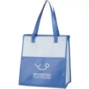 Striped Shopper (One Size) (Blue) - Bullet