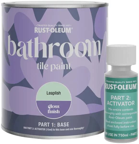Rust-Oleum Rust-Oleum Gloss Bathroom Tile Paint 750ml - Leaplish