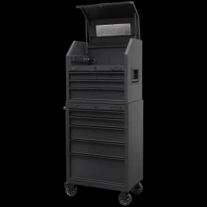 Sealey Superline Black Edition 9 Drawer Roller Cabinet and Tool Chest Black