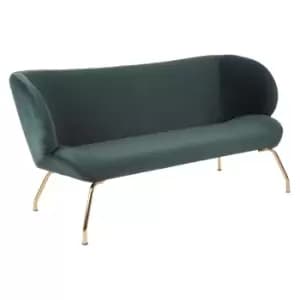 Kolding 2 Seat Green Sofa