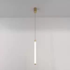 Maytoni Ray Slim Pendant Ceiling Light Gold, 95.9cm, Integrated LED 3000K
