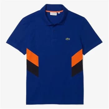 Lacoste Panel Polo Shirt - Blue 18Q