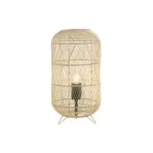 Larissa Xanthi Table Lamp E14 Max 25W Rattan Natrual