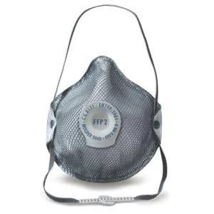 Moldex FFP2V Mask Charcoal Layer Strap and Clip Grey Ref M2445 Pack of