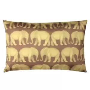 Parade Elephant Cushion Brick, Brick / 40 x 60cm / Polyester Filled