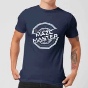 Crystal Maze Maze Master Mens T-Shirt - Navy - L