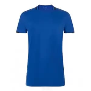 SOLS Mens Classico Contrast Short Sleeve Football T-Shirt (L) (Royal Blue/French Navy)