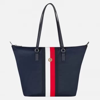 Tommy Hilfiger Womens Poppy Tote Corp - Desert Sky