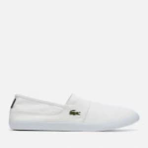Lacoste Mens Marice Bl 2 Canvas Slip-On Pumps - White - UK 8