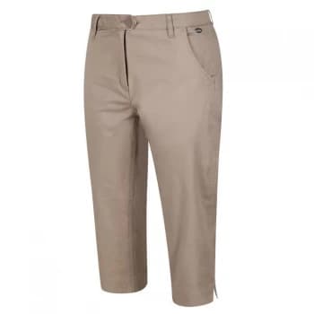 Regatta Maleena II Organic Capris - Nutmeg Cream