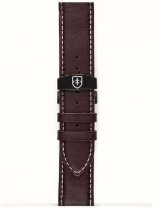 Elliot Brown STR-L07 Mens 22mm Brown Leather Deployant Watch
