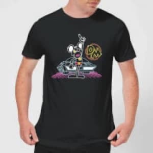 Danger Mouse 80's Neon Mens T-Shirt - Black