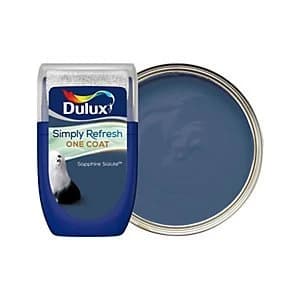 Dulux Simply Refresh One Coat Sapphire Salute Matt Emulsion Paint 30ml