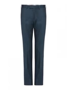 Ted Baker Mens Beriman Flannel Trousers Teal