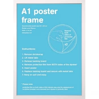 White Frame A1 (59.4 x 84.1cm)