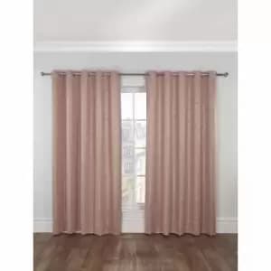 Emma Barclay Hartford Eyelet Curtain 66 x 54 Blush
