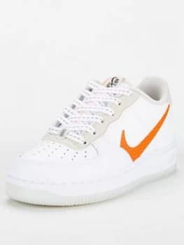Nike Air Force 1 Lv8 3 Junior Trainer - White/Orange