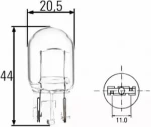 Bulb Indicator W21W 8GA008892-002 by Hella