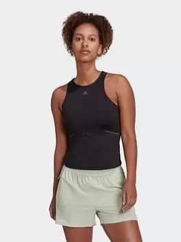 adidas Hiit 45 Seconds Fitted Tank Top, Black Size M Women