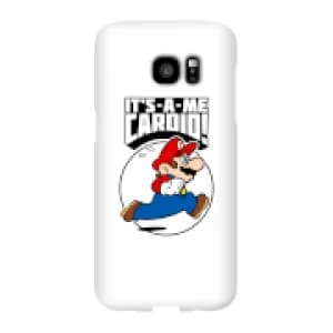 Nintendo Super Mario Cardio Phone Case - Samsung S7 Edge - Snap Case - Gloss