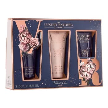 The Luxury Bathing Co. Rose & Peony Tempting Time Gift Set