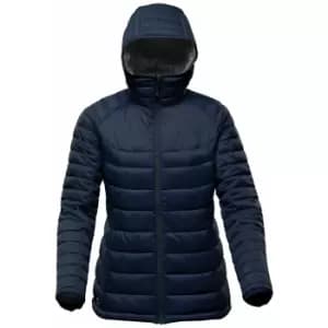 Stormtech Womens/Ladies Stavanger Thermal Padded Jacket (L) (Navy/Graphite Grey)