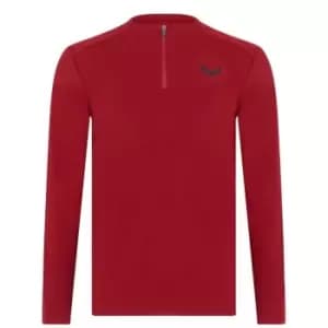 CASTORE Half Zip Base Layer - Red