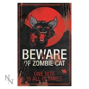 Zombie Cat Sign