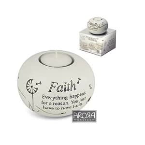 Said with Sentiment Tea Light Holders Faith