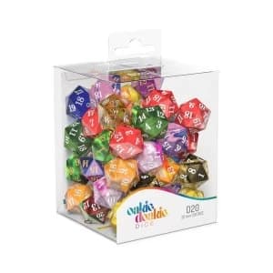 Oakie Doakie Dice D20 Spindown (Pack Of 50)
