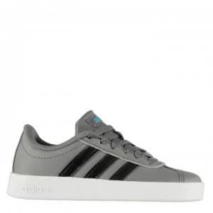 adidas VL Court Childrens Trainers - GreyBlk/Wht